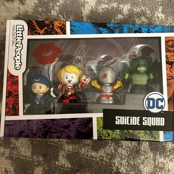Little People Suicide Squad Action Figures Set Fisher-Price Little